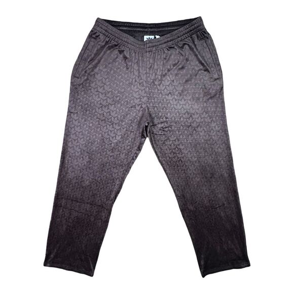 adidas Originals Velvet Trefoil Sweatpants - Dark Brown - Size Large - Picture 2 of 8